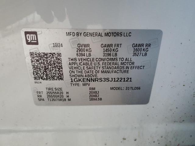 2025 GMC ACADIA ELE 1GKENNRS3SJ122121