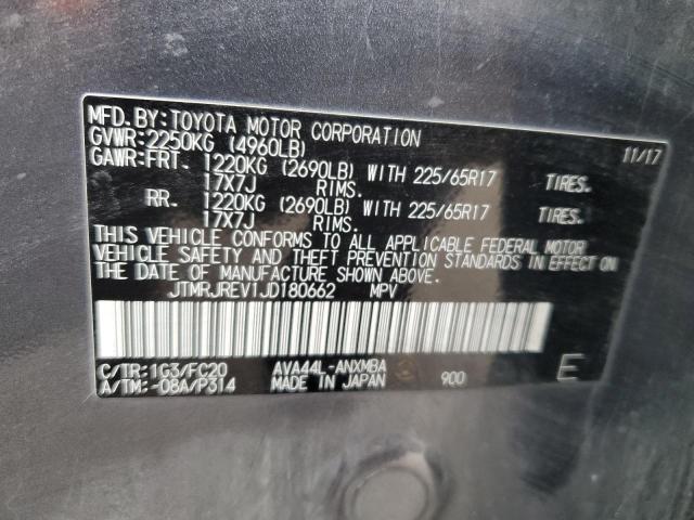 2018 TOYOTA RAV4 HV LE JTMRJREV1JD180662