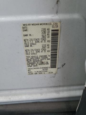 2019 NISSAN MURANO S - 5N1AZ2MS0KN109903