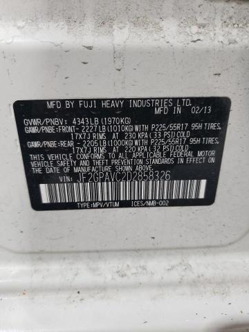 2013 SUBARU XV CROSSTR #3282334257