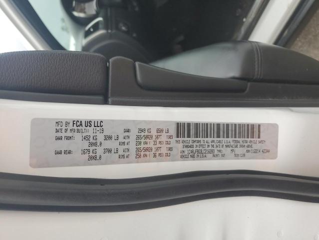 2020 JEEP GRAND CHER - 1C4RJFBG3LC216283
