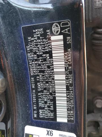2016 TOYOTA COROLLA L - 2T1BURHE3GC616146