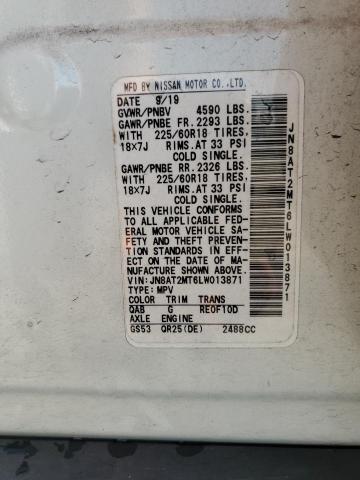 JN8AT2MT6LW013871 2020 NISSAN ROGUE