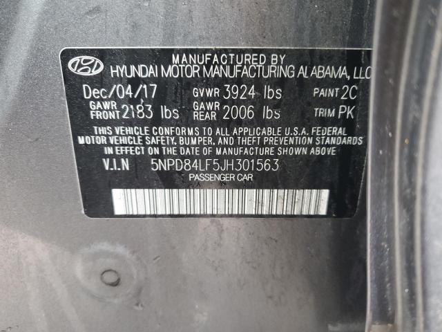 2018 HYUNDAI ELANTRA SE - 5NPD84LF5JH301563