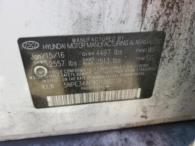 2016 HYUNDAI SONATA SPO 5NPE34AF9GH380119
