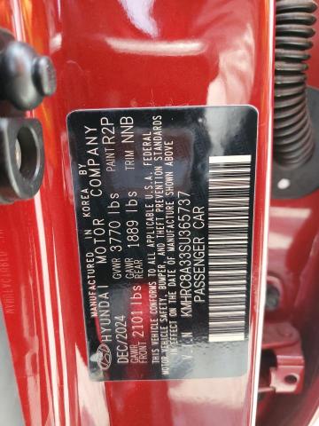2025 HYUNDAI VENUE SEL KMHRC8A33SU365737