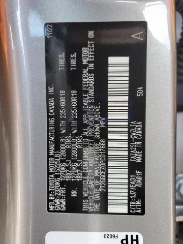 2023 LEXUS NX 350 2T2GGCEZ0PC017668