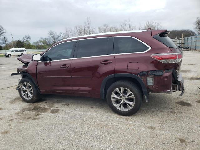 Vin: 5tdkkrfh8fs107212, lot: 51064115, toyota highlander xle 20152