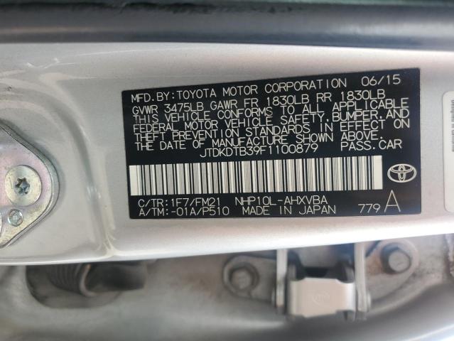 2015 TOYOTA PRIUS C - JTDKDTB39F1100879