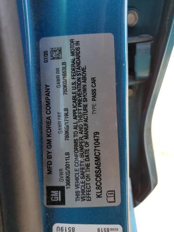 2021 CHEVROLET SPARK 1LT - KL8CC6SA6MC710479