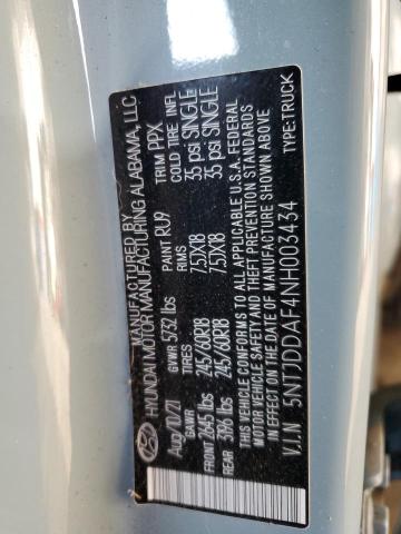 2022 HYUNDAI SANTA CRUZ - 5NTJDDAF4NH003434