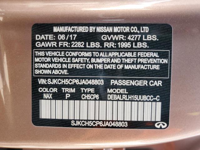 2018 INFINITI QX30 BASE - SJKCH5CP6JA048803