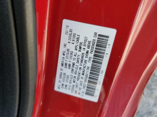 2016 HONDA ACCORD EXL 1HGCT1B65GA011769