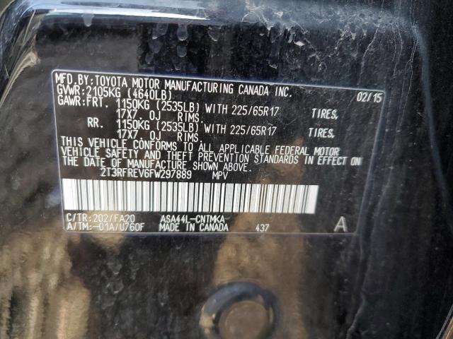 2015 TOYOTA RAV4 XLE - 2T3RFREV6FW297889