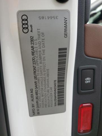 2017 AUDI A4 PREMIUM - WAUGNAF45HN034978