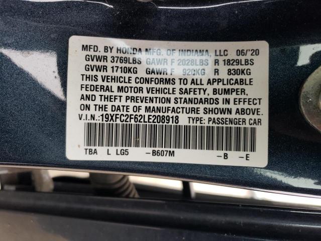 2020 HONDA CIVIC LX - 19XFC2F62LE208918