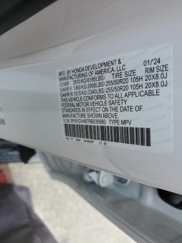 2024 HONDA PILOT ELIT - 5FNYG1H87RB036880