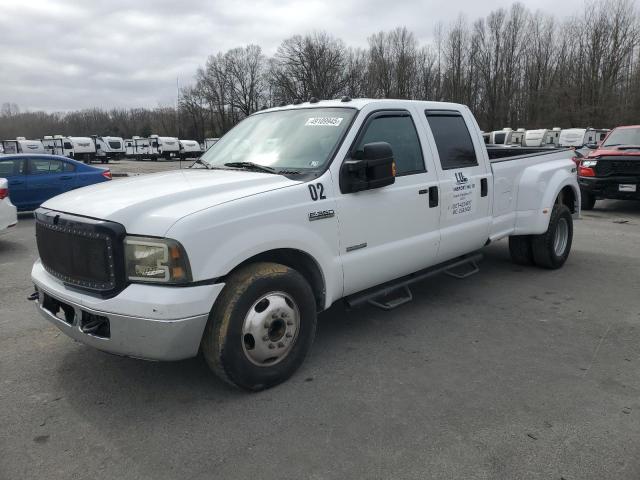 FORD F350 SUPER 2006 white crew pic diesel 1FTWW32P06ED31029 photo #1