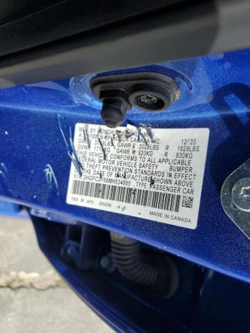 2021 HONDA CIVIC LX - 2HGFC2F68MH534665