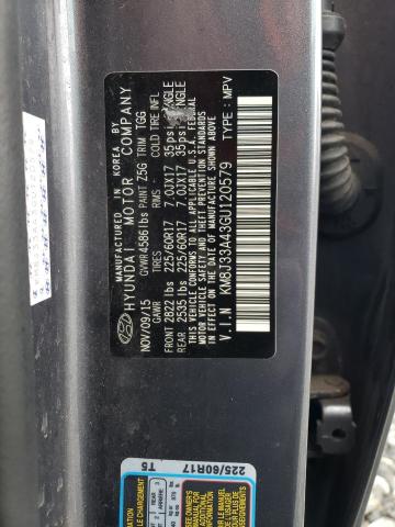 2016 HYUNDAI TUCSON LIM - KM8J33A43GU120579