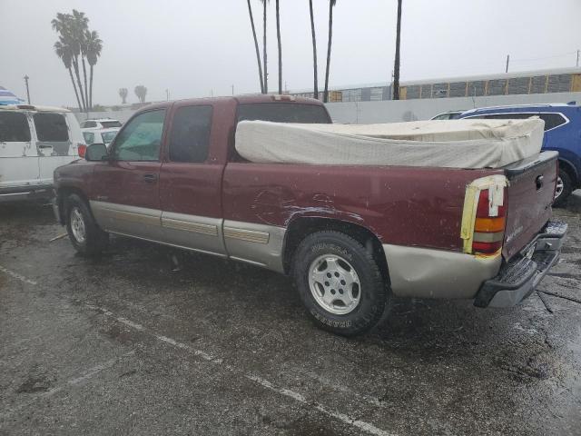 CHEVROLET SILVERADO 2000 burgundy 3dr ext gas 1GCEC19T3YZ132497 photo #3