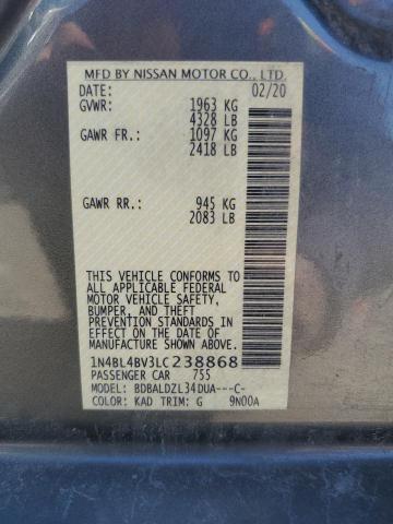 2020 NISSAN ALTIMA S - 1N4BL4BV3LC238868