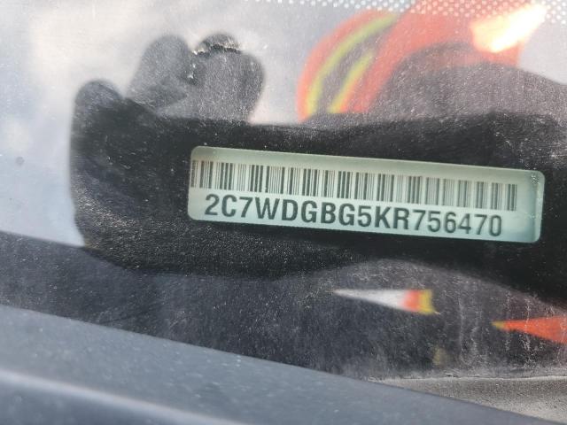 2019 DODGE GRAND CARA 2C7WDGBG5KR756470