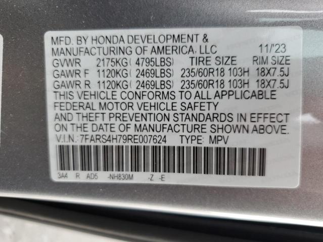 2024 HONDA CR-V EXL - 7FARS4H79RE007624