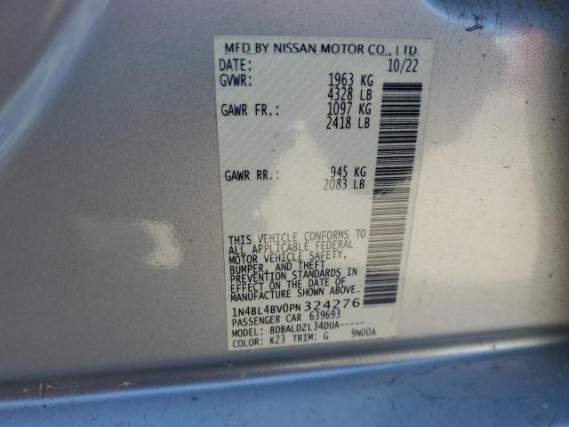 2023 NISSAN ALTIMA S - 1N4BL4BV0PN324276