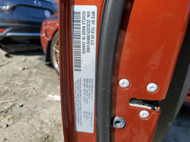 2021 DODGE CHALLENGER - 2C3CDZFJ9MH614993