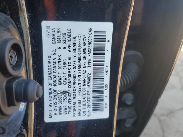 2018 HONDA CIVIC SI - 2HGFC1E51JH704072