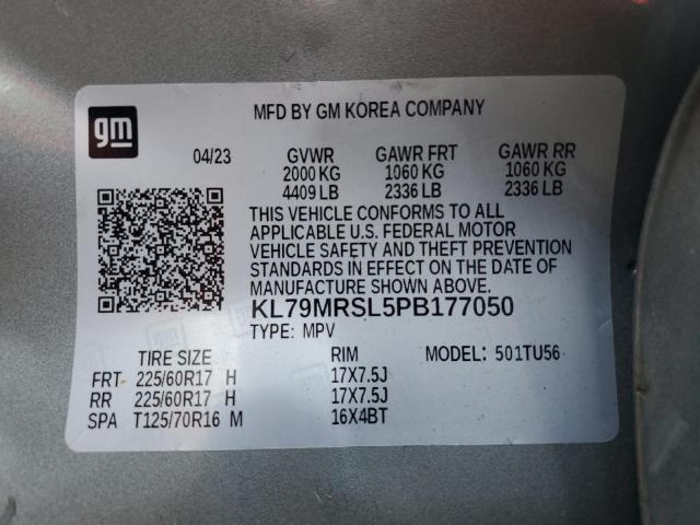 2023 CHEVROLET TRAILBLAZE - KL79MRSL5PB177050