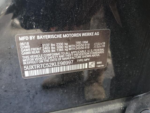 2019 BMW X3 SDRIVE3 - 5UXTR7C52KLE98997