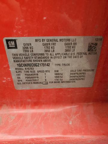 2016 CHEVROLET SILVRDO LT - 1GCVKREC6GZ179142
