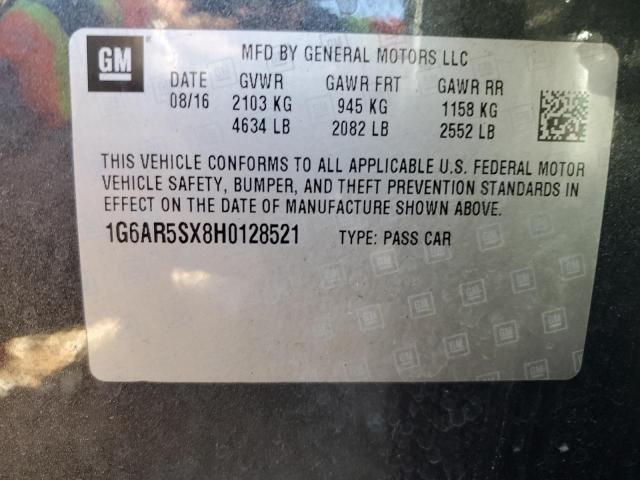 2017 CADILLAC CTS LUXURY - 1G6AR5SX8H0128521