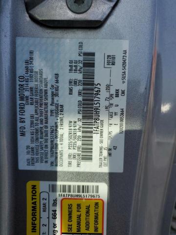 2020 FORD MUSTANG - 1FATP8UH9L5179675