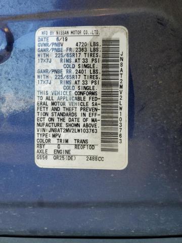 2020 NISSAN ROGUE S - JN8AT2MV2LW103763
