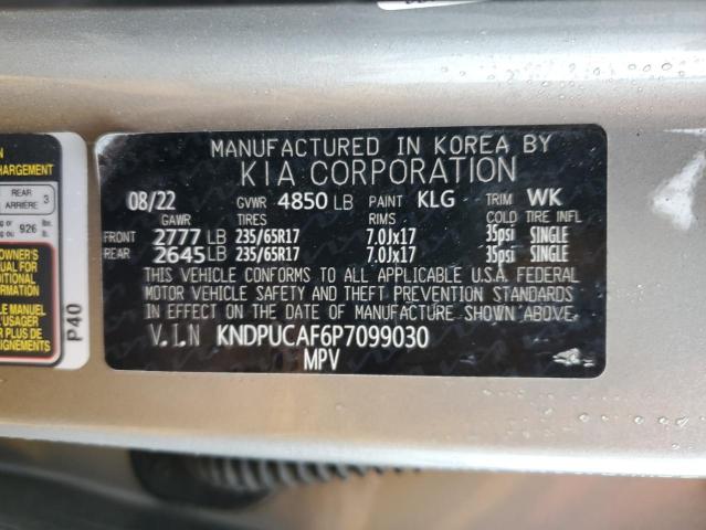2023 KIA SPORTAGE L KNDPUCAF6P7099030