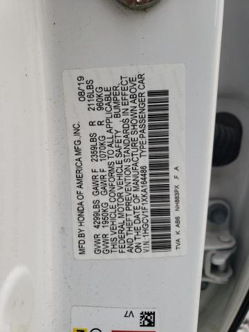2019 HONDA ACCORD LX - 1HGCV1F1XKA164486