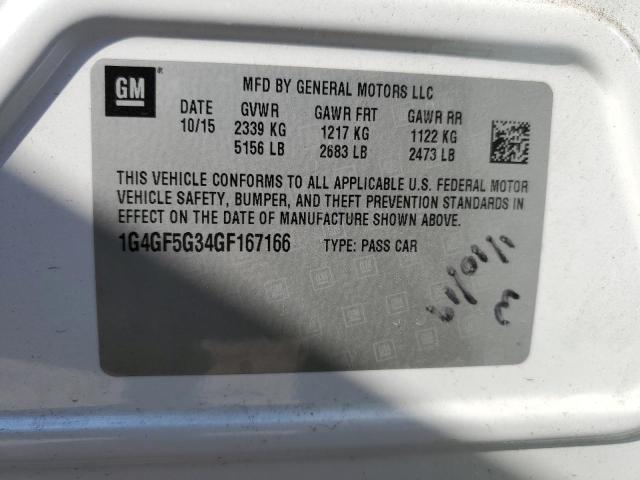 2016 BUICK LACROSSE P - 1G4GF5G34GF167166