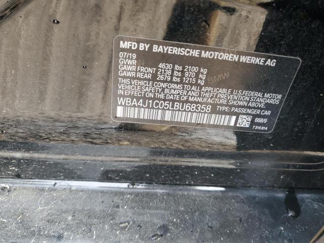 2020 BMW 430I GRAN - WBA4J1C05LBU68358