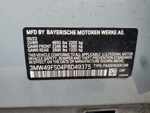 2023 BMW M340I 3MW49FS04P8D49375