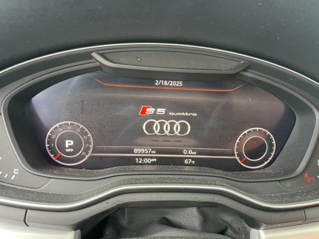 2018 AUDI S5 PRESTIG WAUC4CF58JA114262