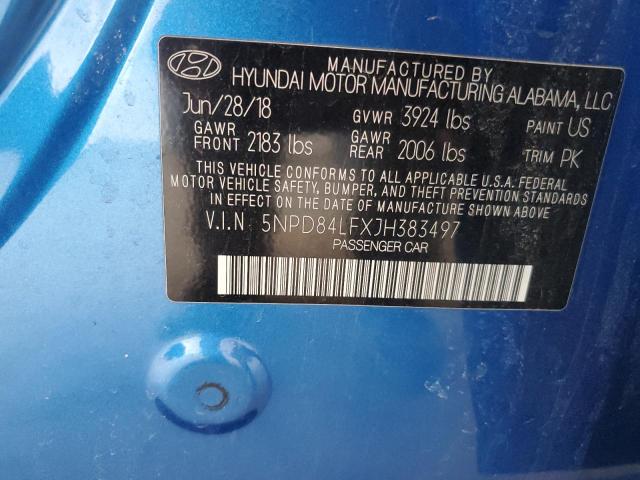 2018 HYUNDAI ELANTRA SE - 5NPD84LFXJH383497