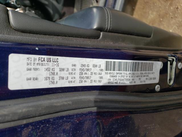 2017 JEEP GRAND CHER - 1C4RJFAG4HC729504