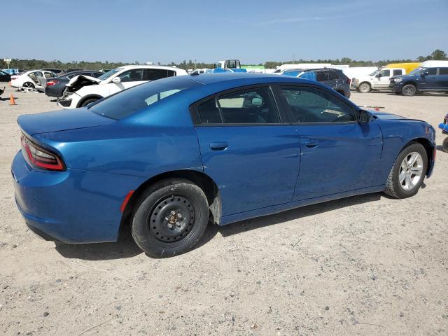 DODGE CHARGER SX 2022 blue  flexible fuel 2C3CDXBG1NH255476 photo #4