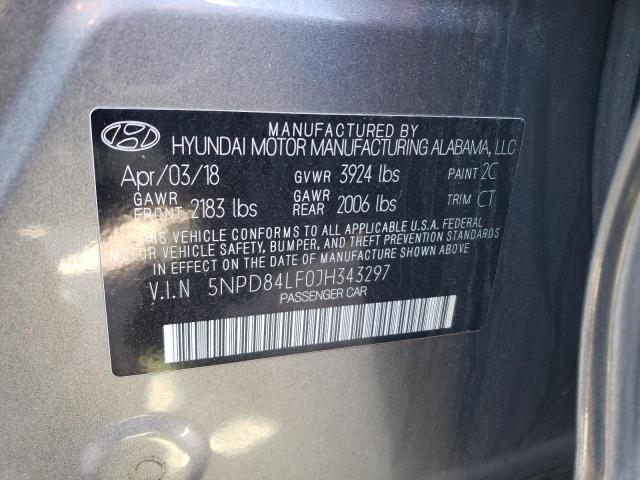2018 HYUNDAI ELANTRA SE - 5NPD84LF0JH343297