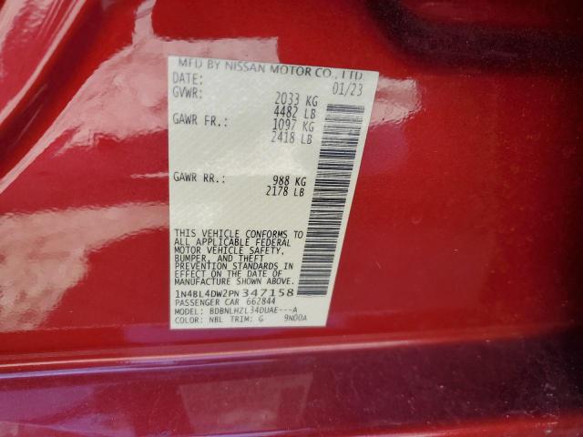 2023 NISSAN ALTIMA SV - 1N4BL4DW2PN347158