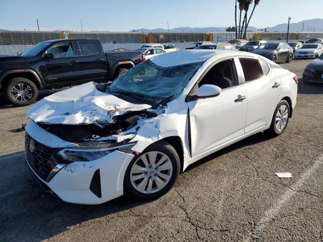 NISSAN SENTRA S 2024 white  gas 3N1AB8BVXRY342678 photo #1