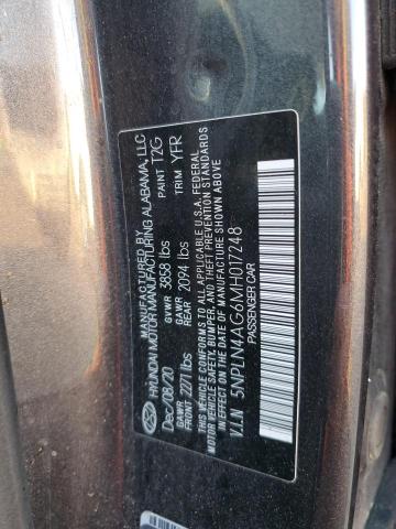 2021 HYUNDAI ELANTRA SE - 5NPLN4AG6MH017248